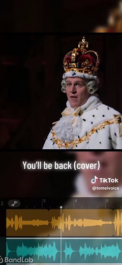 You’ll be back cover from Hamilton the musical ! #hamilton #cover | cover