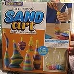 Made By Me Create Your Own Sand Art, 4 Sand Bottles & 2 Pendent Bottles with 8 Bright Sand Colors, Designing Tool & More, Great Staycation or Birthday Party Activity for Kids Ages 6, 7, 8, 9