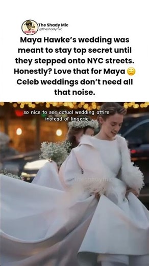 Maya Hawke’s Wedding Was Meant to Be Top Secret Until NYC Spotted Her #strangerthings5