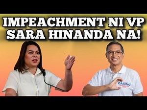 Hala! Impeachment laban kay Vp Sara Duterte nilukuto na!