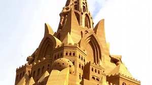 This is the world's tallest sand castle