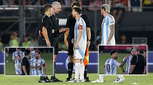 (Video) Furious Lionel Messi goes VIRAL for confronting referees during loss against Paraguay