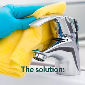 Build-up of slime on your taps? Regularly wiping down your taps between uses will prevent these problems and keep your water at home in tip-top condition. Visit our website for more helpful tips: https://www.unitedutilities.com/about-your-water #QualityOnTap #cleaningtips #clean #showerheads #cleaninghacks | United Utilities