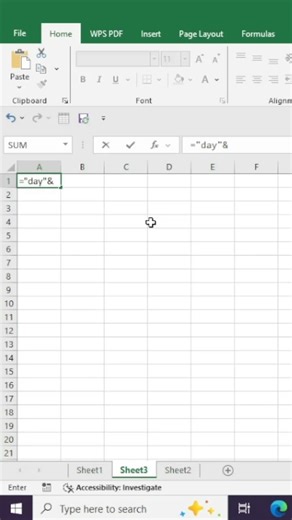 excel formula hacks/ Microsoft excel for beginner // excl magic trick #excel #accounting
