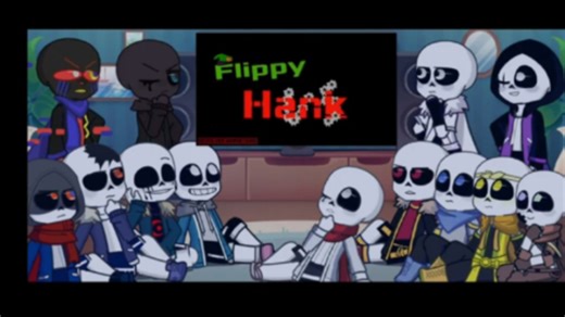 Sans aus react to Flippy vs Hank