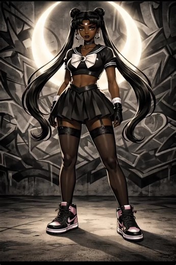 POV: Sailor Moon was created in Detroit instead of Tokyo… Mercury 💙 Mars ❤️ Venus 🧡 Jupiter 💚 Sailor Senshi Noir Which one are you choosing? 👇🏾 💙 Mercury ❤️ Mars 🧡 Venus 💚 Jupiter Follow for more anime reimagined 🖤 #sailormoon #anime #detroit #blackcosplayer