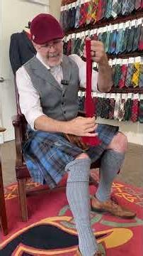 Garter Ties Vs Flashes | #kilts #mensstyle #shorts