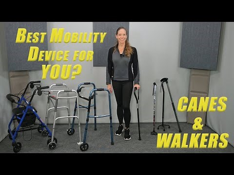 Which Walking Aid is BEST for you? CANES and WALKERS | Pros, cons, use and fit