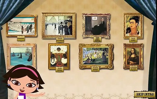 Little Einsteins June's Museum Ballet game