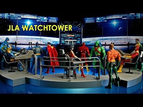 Justice League Watchtower Diorama Set DC Universe