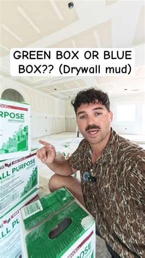 WHY ITS IMPORTANT TO USE THE CORRECT DRYWALL MUD WHEN FINISHING. #construction #diy #drywall