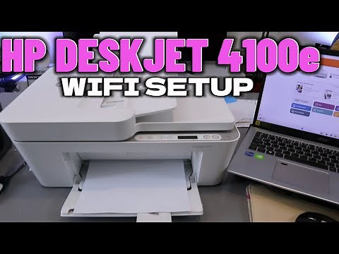 How to Set up /Connect HP Deskjet 4100 Series To WIFI Network with Phone & PC