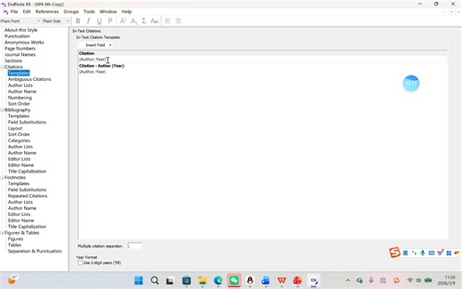 endnote中文文献格式及正文引用格式调整