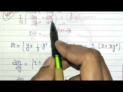 EXACT DIFFERENTIAL EQUATION BY INSPECTION METHOD