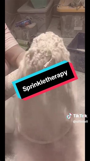 This was satisfying @Sprinkle Therapy 🕊️✍️ #powderplay #powdery #powdersounds