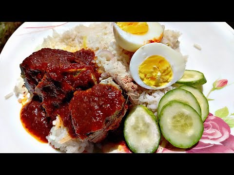 Resepi Lengkap Nasi Lemak Ikan Aya Tumis | Sohor Di Terengganu