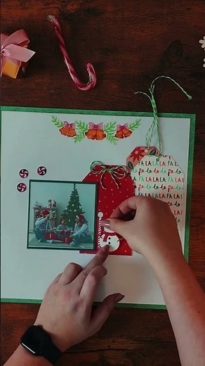 Christmas Scrapbook Page | Craft Idea | Papercraft