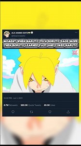 Naruto Tech Boruto Master SAGE MODE Fast Then NARUTO........☠️