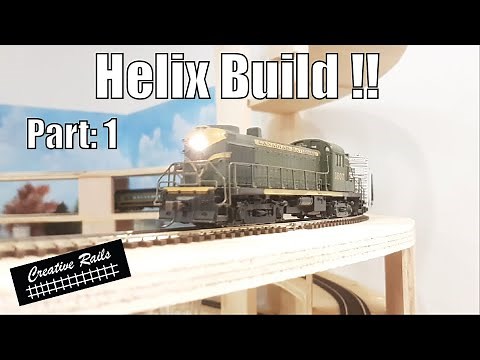 Building The Helix On My Model Railroad Pt. 1