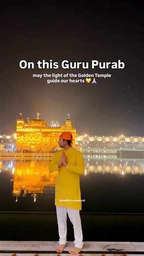 Honouring Guru Nanak Dev Ji: The Light of Spiritual Wisdom ✨ The festival Gurpurab marks the birth anniversary of Guru Nanak Dev ji, the founder of Sikhism 🪯 Guru Nanak travelled throughout his life with the message of love, compassion, and unity but refused any rituals or idol worship except praying and meditating to get connected to God. He also encouraged equality among all people, opposing caste differences 🙏🏻 This is the reminder to build the communities stronger with Equality, love, spi