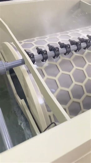 Custom rotary drum filter for Ras aquaculture fish farming.#aquaculture #fishing