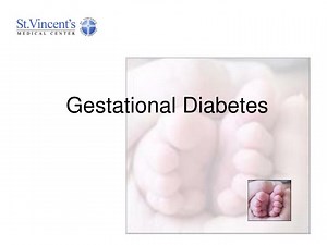 Gestational Diabetes - SlideServe