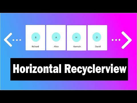 Horizontal Recyclerview | OnClickListener open new activity | Search/Filter