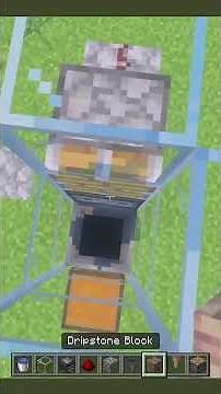 The easiest dripstone farm in Minecraft 1 21! #minecraft #minecraftbuilding #farms #minecraftfarms