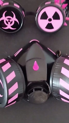 SET Goggles gas Mask Cybergoth Cosplay Dreads Industrial Dark Pink Cyber Mask Cyberpunk Mask - Etsy