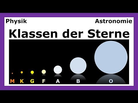 Klassen der Sterne | Hauptreihe