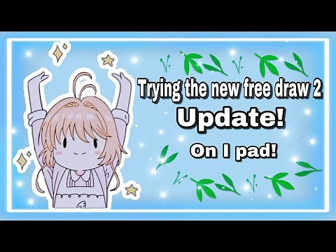 Trying the new free draw 2 on i pad! | free draw | Kuwaiifu