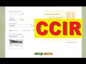 ccir - Como gerar online