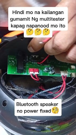 BLUETOOTH SPEAKER REPAIR TIPS AND TRICKS #reelsvideoシ #fbreelsfypシ゚ #fbreelsviral #reelsfypシ #tips #trendingreelsvideo #DIY #contentcreator #repair #tutorial #Bluetooth #trendingnow #highlightsシ゚ | Jose Sammy Pedrano Tambiga