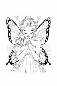Fairy Coloring Pages for Kids | 25 Printable Designs (PDF Pattern) - Etsy