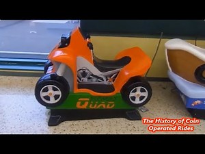 2000s Northern Leisure Coin Operated Quadbike Kiddie Ride - Desert Challenge Quad