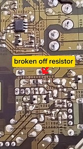 solution to replace the 0Ω resistor, using a jumper wire #resistor #resistance #crtv #oldtv #fblifestyle #Electronics #solutions #Repair #SolderingTips #desoldering #CircuitGuide #capacitor #potentiometer | Sugeng Elko
