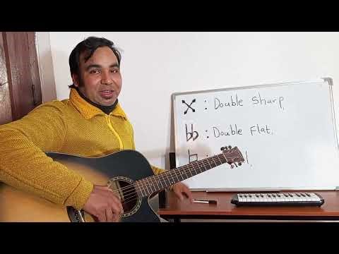 DOUBLE SHARP | DOUBLE FLAT | GUITAR/KEYBOARD TUTORIAL | THE CHROMATIC SYMBOLS IN MUSIC | PART IV