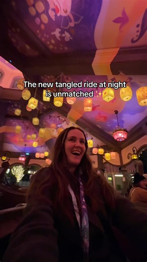 Experience the Magic of the Tangled Ride at Night