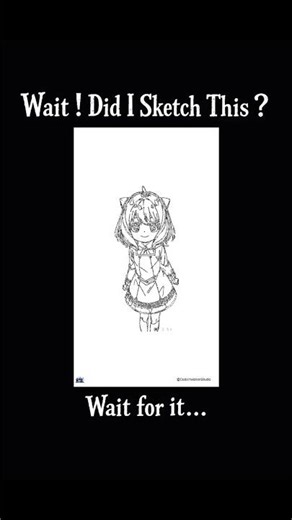 Sketch #66 – Anya (Spy x Family) | Code-Generated Anime Art #spyxfamily #Anime #coding #Shorts