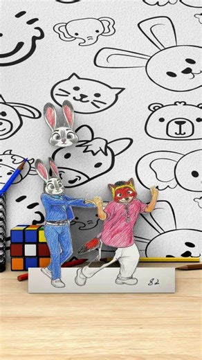 BLING-BANG-BANG-BORN ZOOTOPIA 2 INSANE Flipbook #Flipbook #Creativity