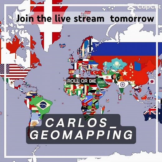 World flag map edit makes sure to join the live stream tomorrow