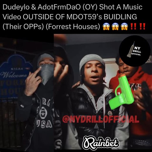 NY DRILL OFFICIAL on Instagram: "😳😳😳 NYC DRILL heating up… THEY PULLED UP TO THEY OPPS BUILDING AND SHOT A VID THERE @nydrillofficial2"