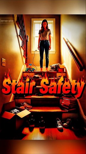 Don’t Skip These Steps! 🛑 Ultimate Stair Safety Guide #safety