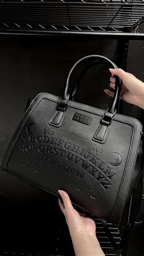 💀🚨HUGE BAG RESTOCK🚨💀 ‘Ouija’ - Large Satchel back in stock and available for pre order! These will sell out again. blackcraftcult.com Ships 8/1/24 🦇 Lots more styles available on our website right now. #blackcraftcult | Blackcraft