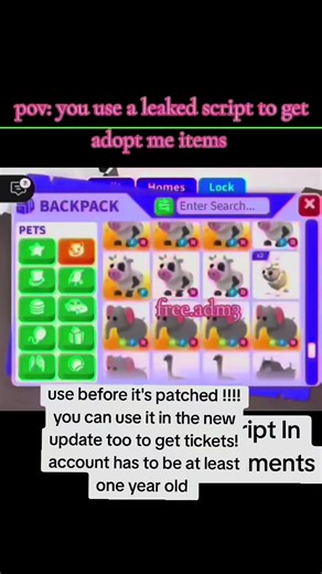 I found the New Adopt Me script! 🔥 😍 WORKING ✅ #script #adoptme #adoptmescript #roblox #delta