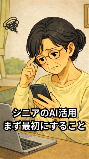 1分でわかる｜シニアのAI活用で最初にすること