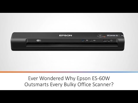 Ever Wondered Why Epson ES-60W Outsmarts Every Bulky Office Scanner?