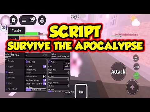 [FREE] Survive The Apocalypse Script Auto Farm | Auto Pickup, Kill Aura, Bring Items, Fly + More