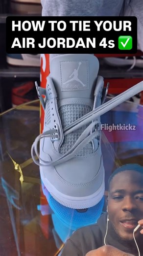 Sniperkicks | HOW TO BETTER TIE YOUR AIR JORDAN 4s ✅ | Instagram