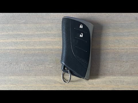 Lexus UX 250h (UK) 2019/2022 key fob battery replacement (new model)